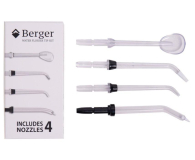 BERGER KOŃCÓWKI DO IRYGATORA BERGER  WF PREMIUM BIAŁE 4 SZT. ### - 1462481 - zdjęcie 1